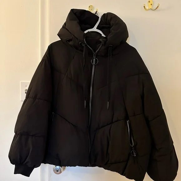 Zara Cropped Puffer Jacket - Picture 3 of 5
